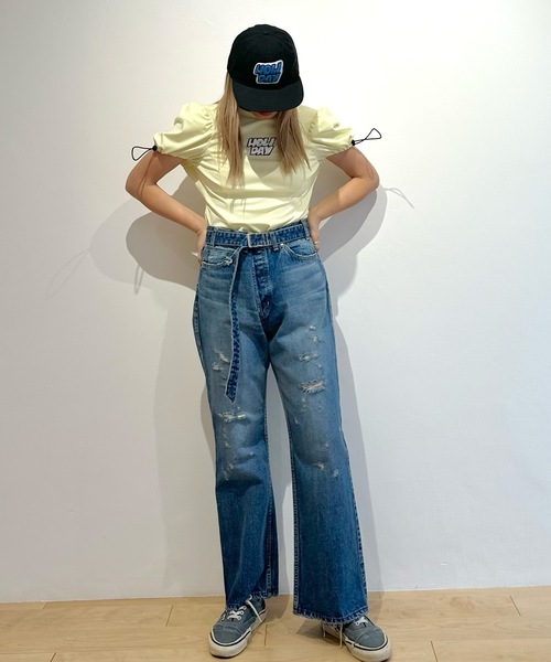 HOLIDAY(ホリデイ)の「HOLIDAY 6PANEL LOW CAP ホリデイシックスパネルローキャップ(キャップ・レディース・ブラック/バーガンディー/ネイビー・ONE SIZE)」の6枚目の写真