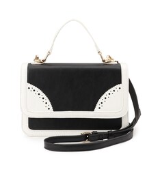 【ショルダー付き】バイカラーバッグ