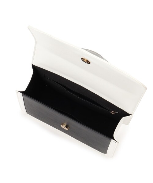 Reflect（リフレクト）の「【ショルダー付き】バイカラーバッグ（ショルダーバッグ・レディース・アイボリー系4/ブラック系4・00）」の5枚目の写真