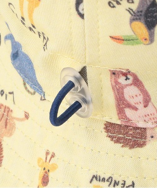 kladskap（クレードスコープ）の「アニマル柄リバーシブルバケットハット（ハット・キッズ・クリーム/オフホワイト・46-48cm/48-50cm）」の14枚目の写真