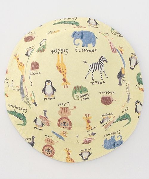 kladskap（クレードスコープ）の「アニマル柄リバーシブルバケットハット（ハット・キッズ・クリーム/オフホワイト・46-48cm/48-50cm）」の10枚目の写真