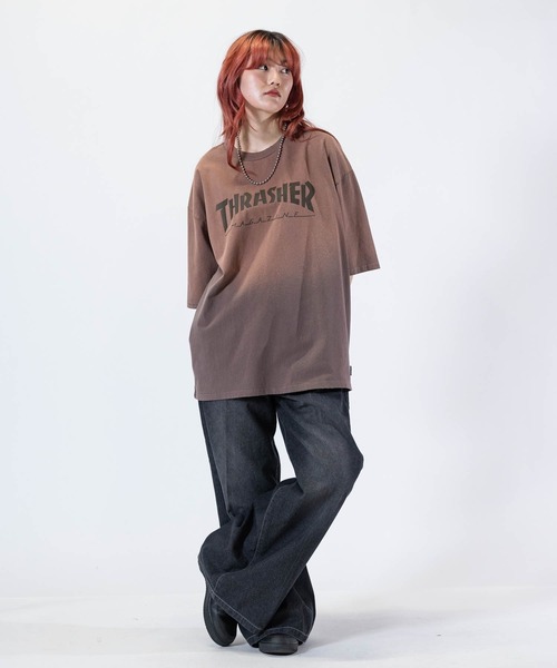 セール】【at】〔THRASHER/スラッシャー〕FADE S/S TEE フェード