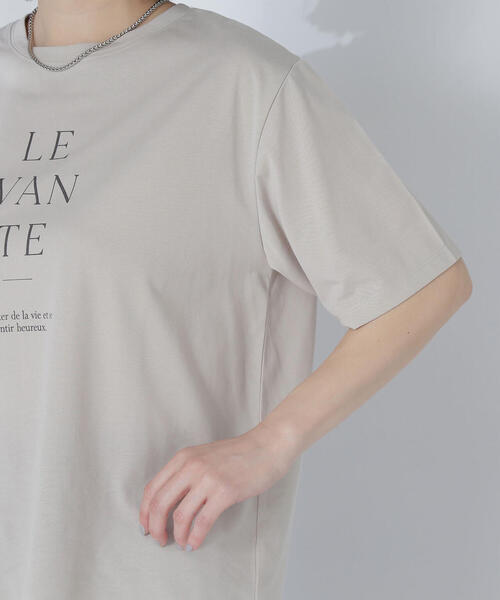 セール】◇ボクシーロゴプリントTシャツ（Tシャツ/カットソー
