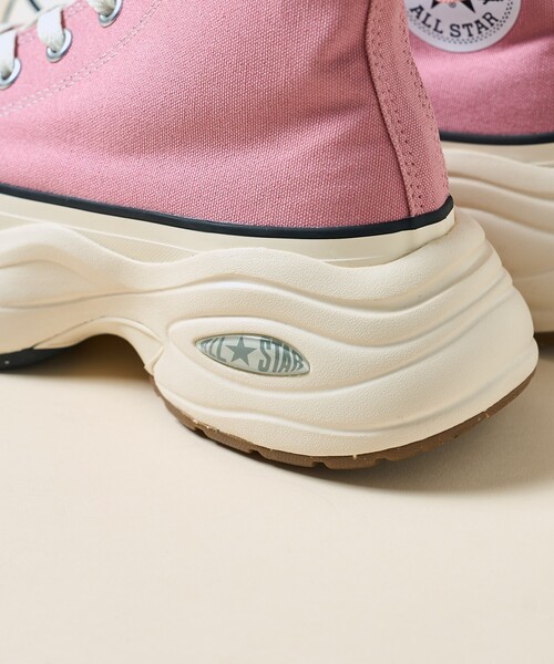 CONVERSE(コンバース)の「CONVERSE/コンバース ALL STAR(R) SURGETRAINER HI/オールスターサージトレーナーオックス ハイカット 厚底スニーカー 限定展開(スニーカー・レディース・ナチュラル/ピンク・23.0cm/24.0cm/23.5cm)」の12枚目の写真