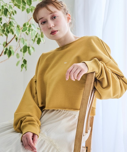 Crisp（クリスプ）の「ミニロゴショートスウェット（スウェット・レディース・ピンク/イエロー・FREE）」の5枚目の写真