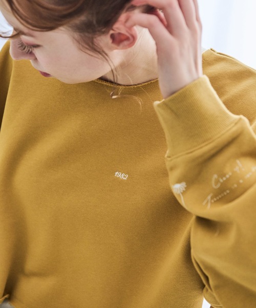 Crisp（クリスプ）の「ミニロゴショートスウェット（スウェット・レディース・ピンク/イエロー・FREE）」の6枚目の写真