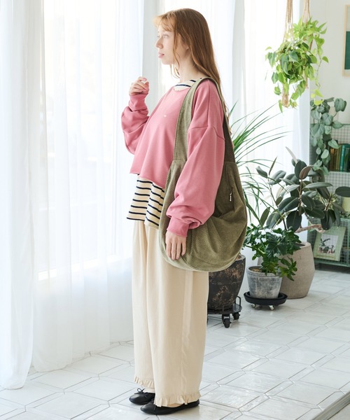 Crisp（クリスプ）の「ミニロゴショートスウェット（スウェット・レディース・ピンク/イエロー・FREE）」の11枚目の写真