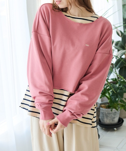 Crisp（クリスプ）の「ミニロゴショートスウェット（スウェット・レディース・ピンク/イエロー・FREE）」の12枚目の写真