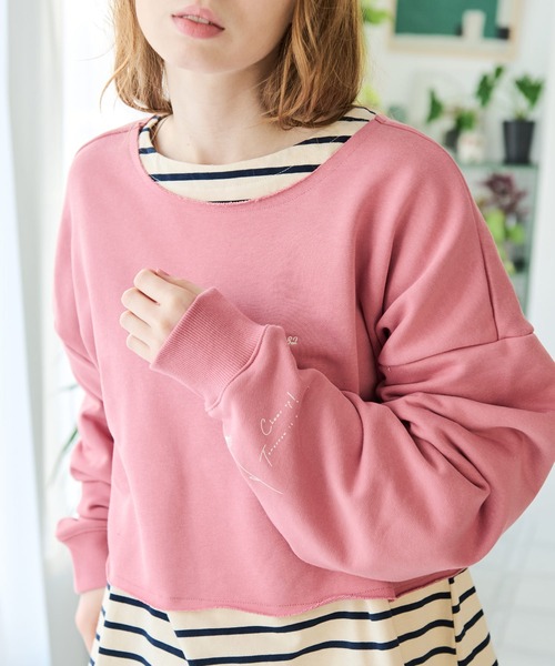 Crisp（クリスプ）の「ミニロゴショートスウェット（スウェット・レディース・ピンク/イエロー・FREE）」の13枚目の写真