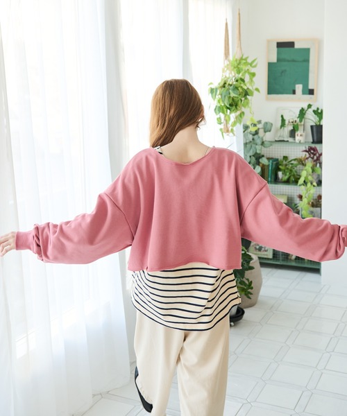 Crisp（クリスプ）の「ミニロゴショートスウェット（スウェット・レディース・ピンク/イエロー・FREE）」の14枚目の写真