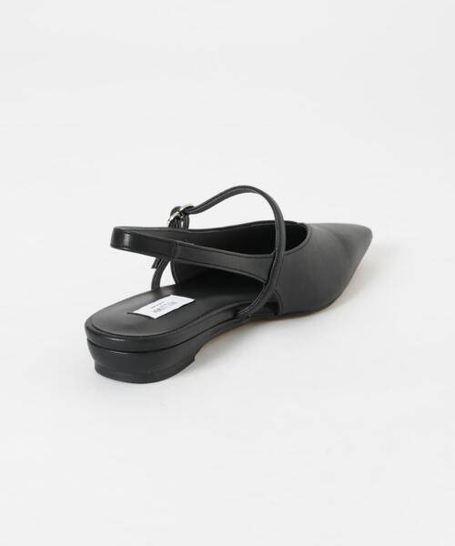 URBAN RESEARCH(アーバンリサーチ)の「『別注』 MILLIWM×URBANR Vカットスリングバッグパンプス(パンプス・レディース・ベージュ/ブラック・36/37/36.5/37.5)」の12枚目の写真