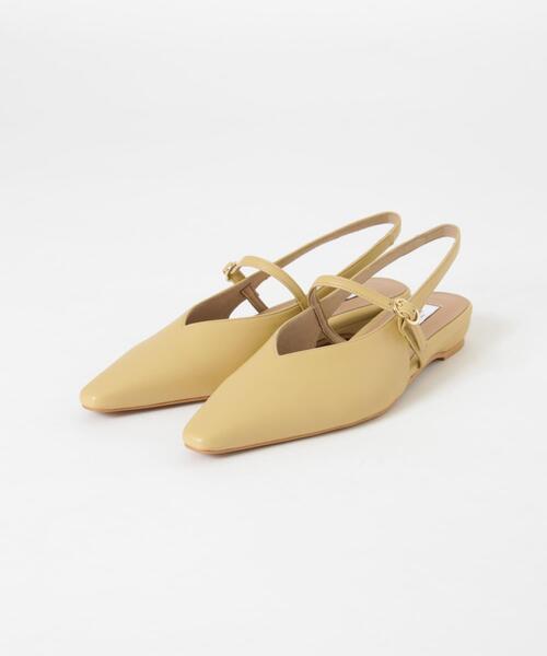 URBAN RESEARCH(アーバンリサーチ)の「『別注』 MILLIWM×URBANR Vカットスリングバッグパンプス(パンプス・レディース・ベージュ/ブラック・36/37/36.5/37.5)」の15枚目の写真