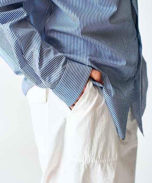 417 EDIFICE(フォーワンセブンエディフィス)の「GM M47 CURVE BAKER PANT / ベイカーパンツ(チノパンツ・メンズ・ホワイト/カーキ・SMALL/MEDIUM/LARGE)」の20枚目の写真
