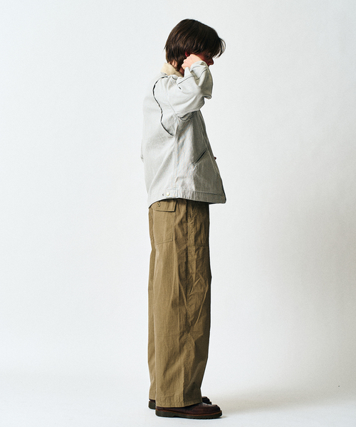 417 EDIFICE(フォーワンセブンエディフィス)の「GM M47 CURVE BAKER PANT / ベイカーパンツ(チノパンツ・メンズ・ホワイト/カーキ・SMALL/MEDIUM/LARGE)」の15枚目の写真