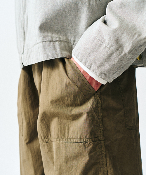 417 EDIFICE(フォーワンセブンエディフィス)の「GM M47 CURVE BAKER PANT / ベイカーパンツ(チノパンツ・メンズ・ホワイト/カーキ・SMALL/MEDIUM/LARGE)」の6枚目の写真