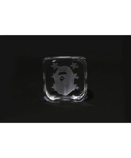 A BATHING APE(アベイシングエイプ)の「APE HEAD CRYSTAL DICE WEIGHT(その他雑貨・メンズ・クリア・FREE)」の5枚目の写真