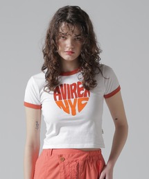 AVIREX | RINGER HEART LOGO T-SHIRT/リンガーハートロゴTシャツ(Tシャツ/カットソー)