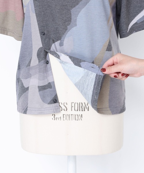 kOhAKU(コハク)の「アート柄カットソー(Tシャツ/カットソー・レディース・チャコール/グレー・2/1)」の8枚目の写真