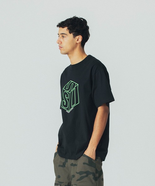 SILAS（サイラス）の「CUBE LOGO S/S TEE（Tシャツ/カットソー・メンズ・ブラック/ホワイト/ライトグリーン・M/L/XL）」の12枚目の写真