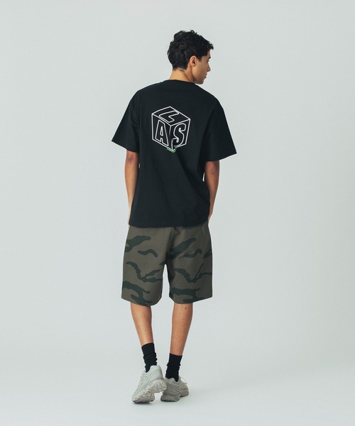 SILAS（サイラス）の「CUBE LOGO S/S TEE（Tシャツ/カットソー・メンズ・ブラック/ホワイト/ライトグリーン・M/L/XL）」の15枚目の写真