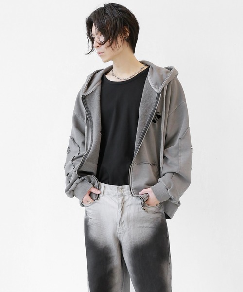 minsobi（ミンソビ）の「デイリー無地タンクトップ　ベーシック ワイド ノースリーブトップス（タンクトップ・メンズ・ブラック/チャコール/アイボリー・FREE）」の14枚目の写真