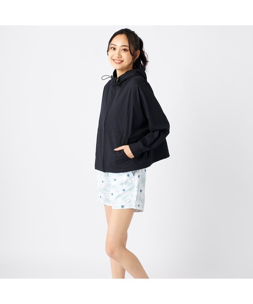 Ocean Pacific（オーシャンパシフィック）の「Ocean Pacific オーシャンパシフィック ブランド ロゴ UVカット 長袖 パーカー ラッシュガード（パーカー・レディース・ホワイト/ブラック/カーキ・M/L/LL）」の16枚目の写真