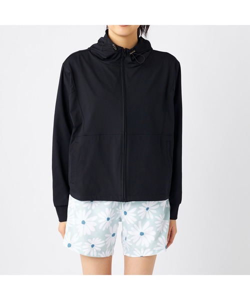 Ocean Pacific（オーシャンパシフィック）の「Ocean Pacific オーシャンパシフィック ブランド ロゴ UVカット 長袖 パーカー ラッシュガード（パーカー・レディース・ホワイト/ブラック/カーキ・M/L/LL）」の18枚目の写真