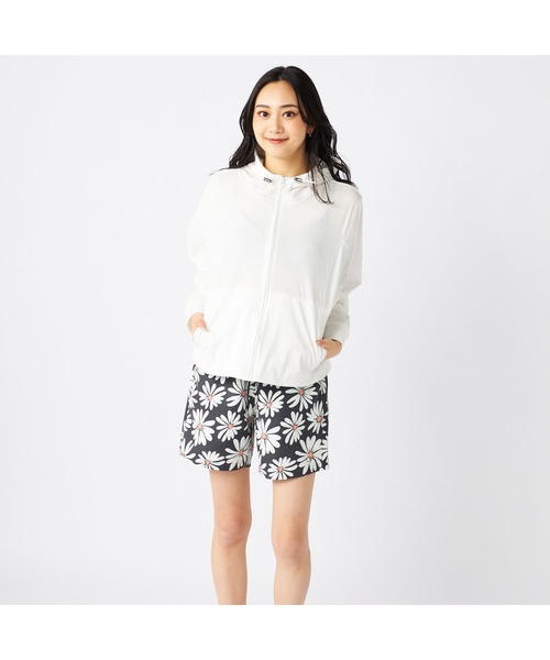 Ocean Pacific（オーシャンパシフィック）の「Ocean Pacific オーシャンパシフィック ブランド ロゴ UVカット 長袖 パーカー ラッシュガード（パーカー・レディース・ホワイト/ブラック/カーキ・M/L/LL）」の4枚目の写真