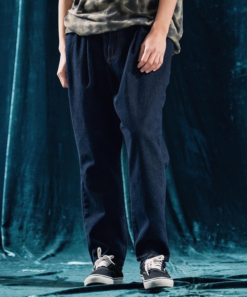 ANGENEHM(アンゲネーム)の「mp13339-Balloon silhouette denim pants デニムパンツ(デニムパンツ・メンズ・インディゴブルー・S/M/L)」の2枚目の写真