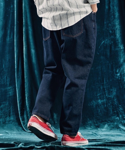 ANGENEHM(アンゲネーム)の「mp13339-Balloon silhouette denim pants デニムパンツ(デニムパンツ・メンズ・インディゴブルー・S/M/L)」の5枚目の写真