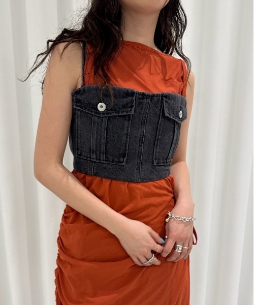 サロペット・オーバーオール・オールインワン Ameri LAME TWEED