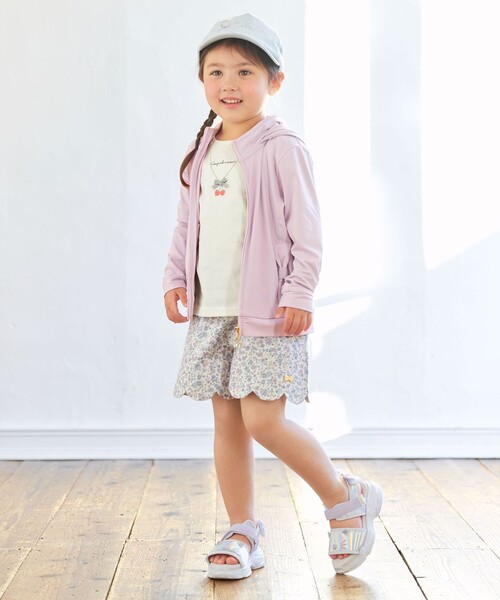 ANY（エニィ）の「UVカット リボンパーカー（その他アウター・キッズ・ネイビー系/サックスブルー系/ライラック系・140/150/160）」の6枚目の写真