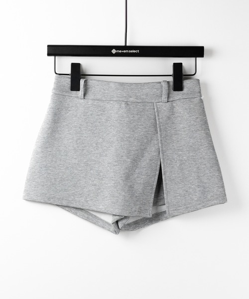 me+em select(ミームセレクト)の「【 2color 】レイヤードマイクロミニスカパン / layered micro mini skirt pants(スカート・レディース・グレー/ブラック・MEDIUM/SMALL/LARGE)」の17枚目の写真