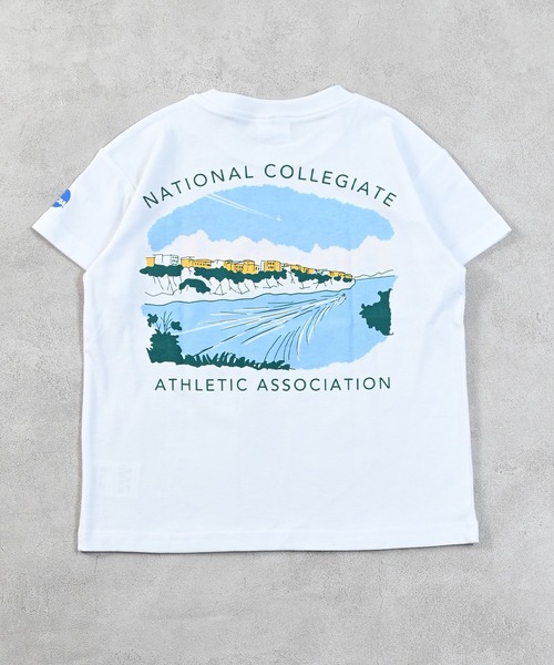NCAA（エヌシーエーエー）の「【NCAA】別注ロゴTee /KIDS(80～120cm)（Tシャツ/カットソー・キッズ・ホワイト/キナリ・120/110/100/90/80）」の10枚目の写真