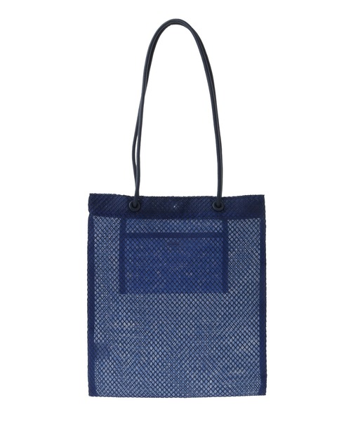 Green Parks(グリーンパークス)の「andmikka.メッシュA4トートバッグ(トートバッグ・レディース・アイボリー/ピンクベージュ/ミント/ネイビー・FREE)」の6枚目の写真