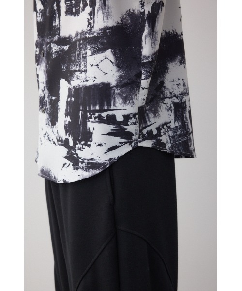 AZUL by moussy（アズールバイマウジー）の「ジョーゼットバリアスシャツ（シャツ/ブラウス・メンズ・ブラック系その他/ホワイト系その他/グレー系その他・MEDIUM/LARGE）」の12枚目の写真