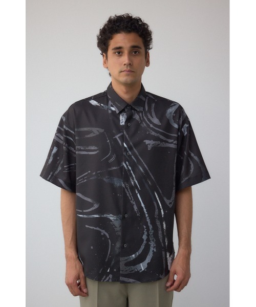 AZUL by moussy（アズールバイマウジー）の「ジョーゼットバリアスシャツ（シャツ/ブラウス・メンズ・ブラック系その他/ホワイト系その他/グレー系その他・MEDIUM/LARGE）」の16枚目の写真