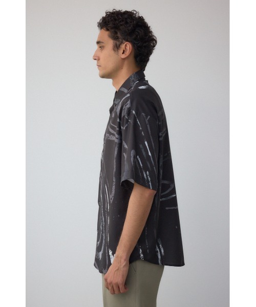 AZUL by moussy（アズールバイマウジー）の「ジョーゼットバリアスシャツ（シャツ/ブラウス・メンズ・ブラック系その他/ホワイト系その他/グレー系その他・MEDIUM/LARGE）」の17枚目の写真