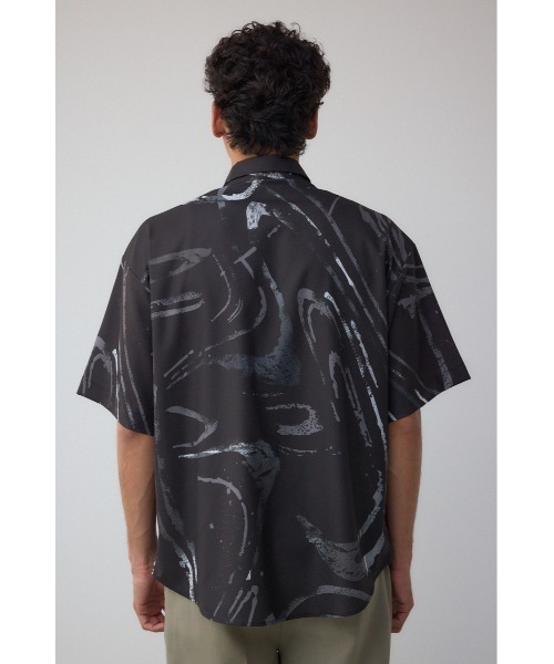 AZUL by moussy（アズールバイマウジー）の「ジョーゼットバリアスシャツ（シャツ/ブラウス・メンズ・ブラック系その他/ホワイト系その他/グレー系その他・MEDIUM/LARGE）」の18枚目の写真