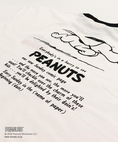 PEANUTS(ピーナッツ)の「〈ピーナッツ〉半袖Tシャツ(Tシャツ/カットソー・メンズ・A/B/C/D・S/M/L)」の17枚目の写真