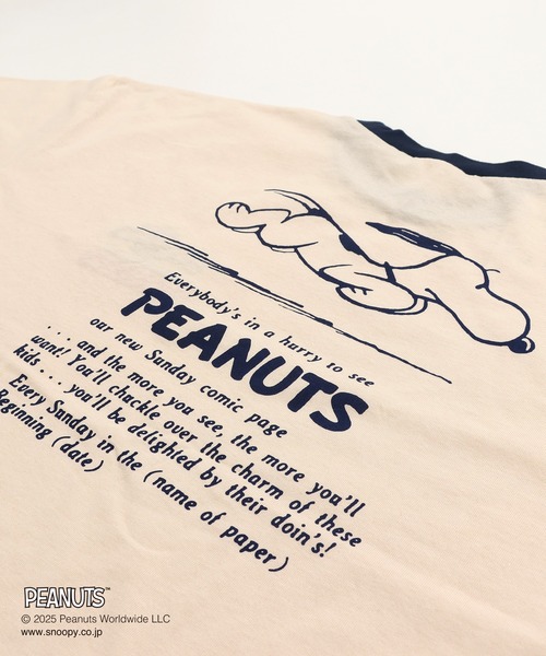 PEANUTS(ピーナッツ)の「〈ピーナッツ〉半袖Tシャツ(Tシャツ/カットソー・メンズ・A/B/C/D・S/M/L)」の15枚目の写真