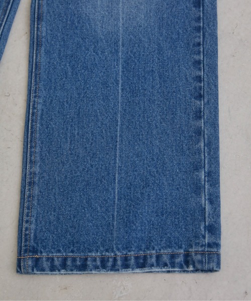 ANGIE（アンジー）の「ハイウエスト ワイド ストレート デニム  パンツ《詳細動画あり》（デニムパンツ・レディース・ライトベージュ/ブラック系その他/ブルー/ネイビー・SMALL/MEDIUM/LARGE）」の9枚目の写真