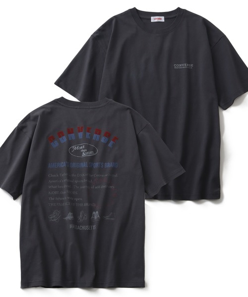 CONVERSE(コンバース)の「【CONVERSE/コンバース】 アソートデザイン 半袖Tシャツ(Tシャツ/カットソー・メンズ・ホワイト系その他/ホワイト系その他3/ブラック系その他2/ブラック系その他/ホワイト系その他2/ブラック系その他3・M/L/LL)」の4枚目の写真