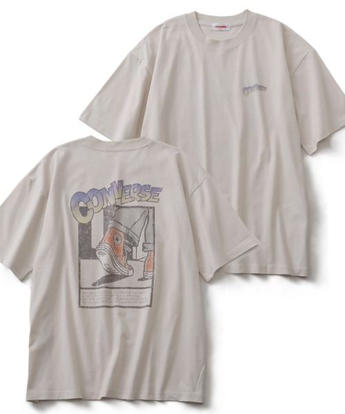 CONVERSE(コンバース)の「【CONVERSE/コンバース】 アソートデザイン 半袖Tシャツ(Tシャツ/カットソー・メンズ・ホワイト系その他/ホワイト系その他3/ブラック系その他2/ブラック系その他/ホワイト系その他2/ブラック系その他3・M/L/LL)」の3枚目の写真