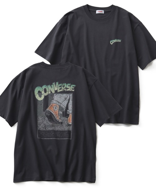 CONVERSE(コンバース)の「【CONVERSE/コンバース】 アソートデザイン 半袖Tシャツ(Tシャツ/カットソー・メンズ・ホワイト系その他/ホワイト系その他3/ブラック系その他2/ブラック系その他/ホワイト系その他2/ブラック系その他3・M/L/LL)」の6枚目の写真