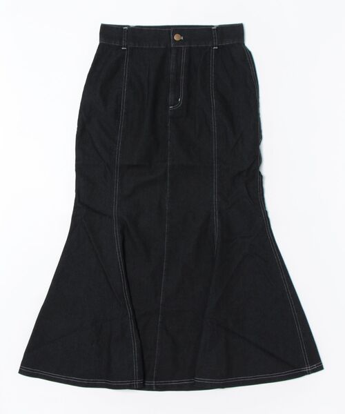apres jour（アプレジュール）の「デニムマーメイドスカート（スカート・レディース・ブラック/インディゴブルー・SMALL/LARGE/MEDIUM）」の19枚目の写真