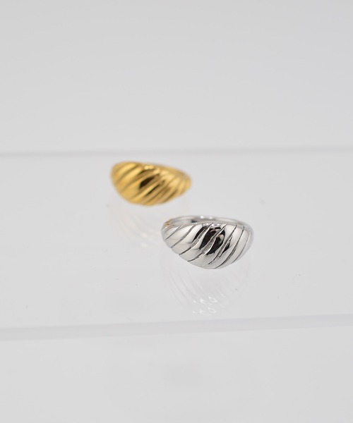 BROTHERHOOD(ブラザーフッド)の「【earyear】Petite Croissant design peti Volume Ring(リング・レディース・ゴールド/シルバー・MEDIUM/SMALL/LARGE)」の12枚目の写真