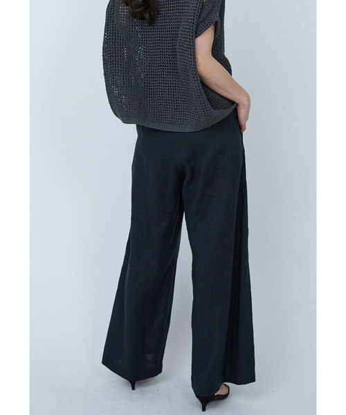 1er Arrondissement(プルミエアロンディスモン)の「ウォッシュリネンイージーパンツ(その他パンツ・レディース・ブラック系その他3/モカ・36/38)」の15枚目の写真