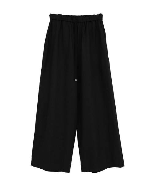 1er Arrondissement(プルミエアロンディスモン)の「ウォッシュリネンイージーパンツ(その他パンツ・レディース・ブラック系その他3/モカ・36/38)」の9枚目の写真