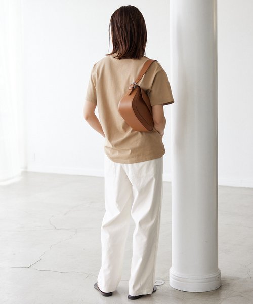 【新品タグ付き】スローブイエナ　レーヨンリネン イージーパンツ　ホワイト☆ セール】《追加》リネンレーヨンイージーパンツ（その他パンツ